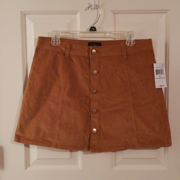 Celebrity Pink Dresses & Skirts - Celebrity Pink Corduroy Skirt NWT